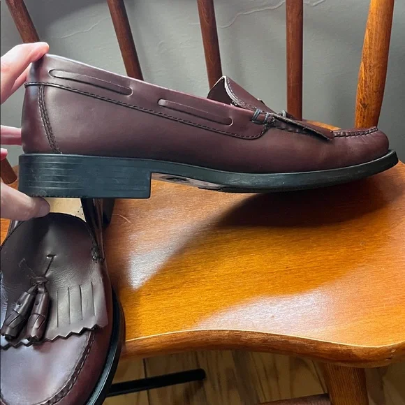 NWOT Weejuns Bass Men’s Leather Tassel Loafers Size 11 - Picture 8 of 12